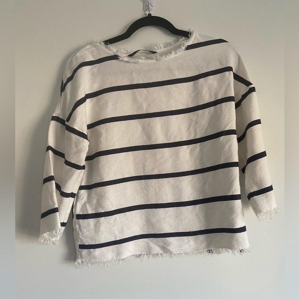 Zara Basics Striped Top